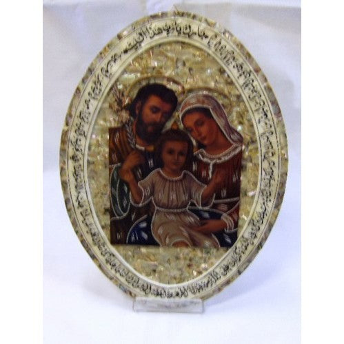 Christianity Colorful Oval mother pearl