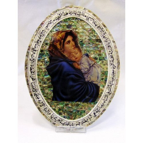Christianity Colorful Oval mother pearl