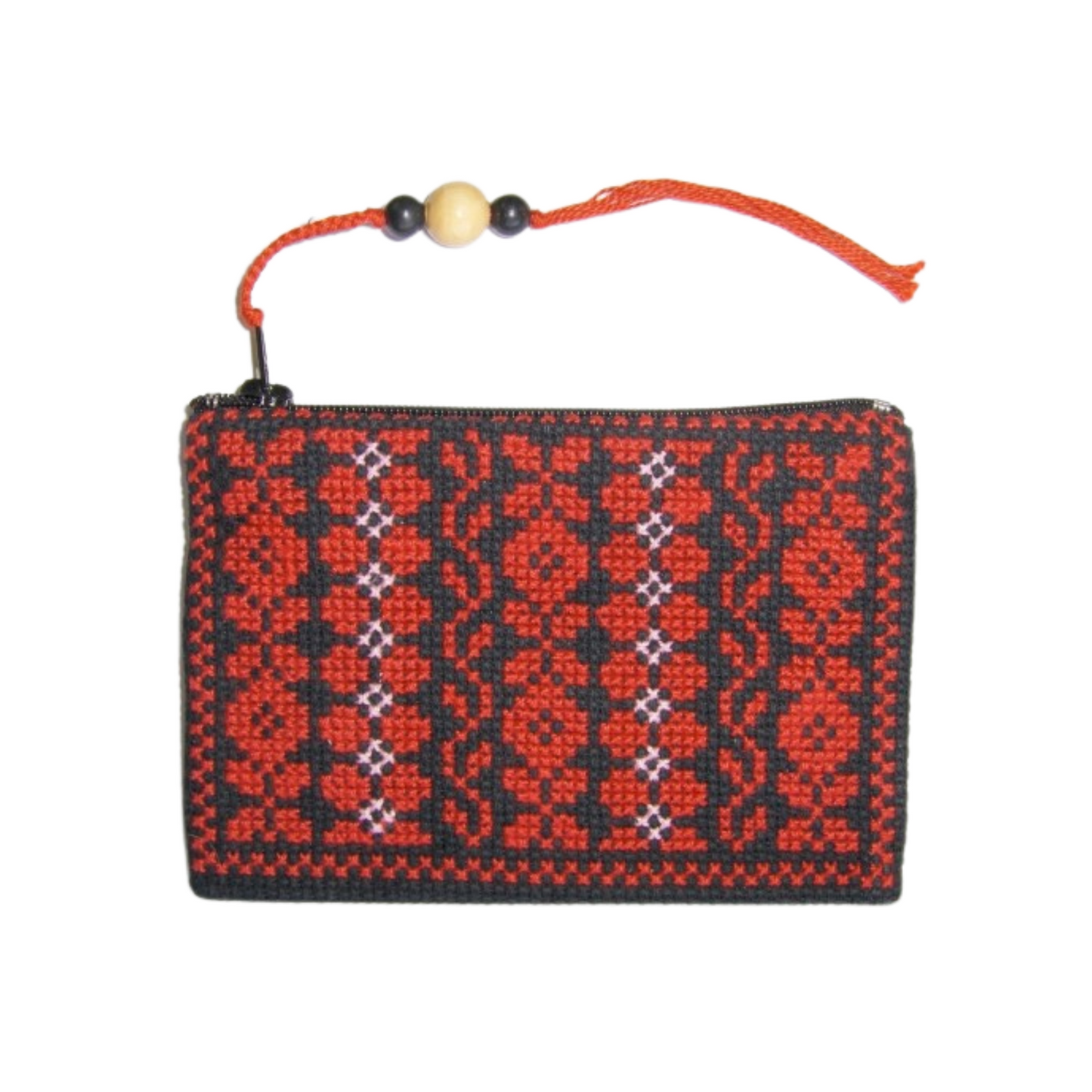 Hand Stitched embroidery Change Purse