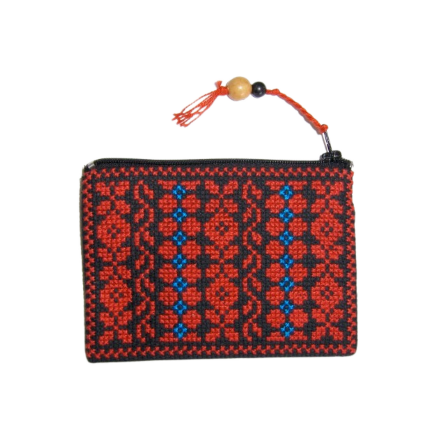 Hand Stitched embroidery Change Purse