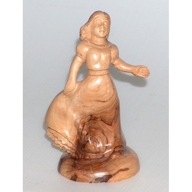 Olive Wood Dancing Girl