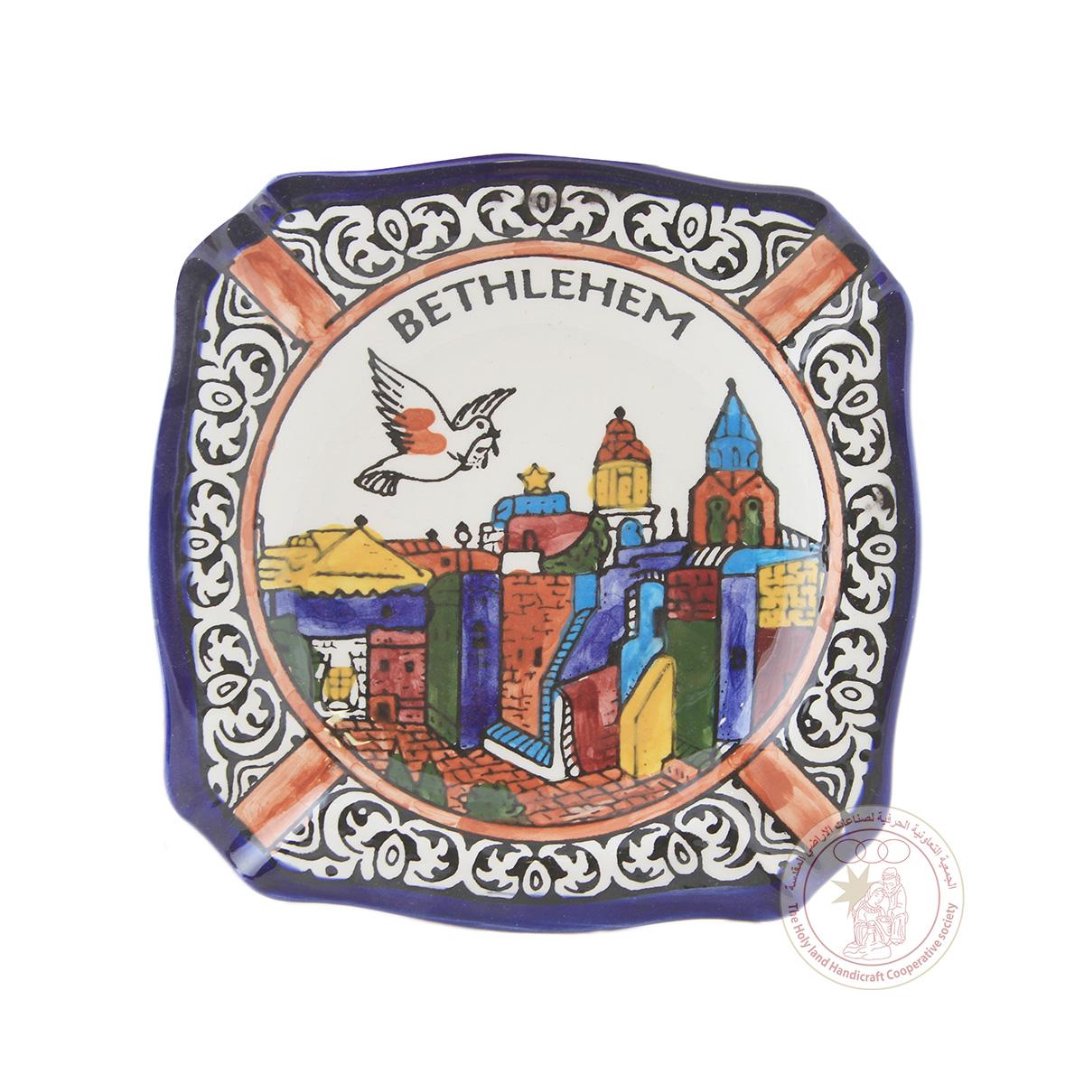 Bethlehem' Ashtray - 14.5 CM, Ceramic