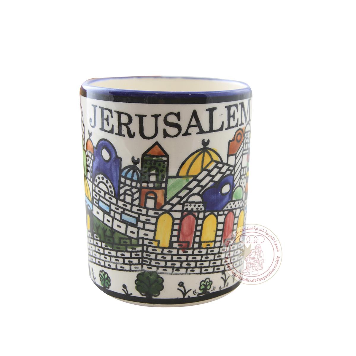Jerusalem' Mug - 10 CM, Ceramic