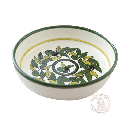 Olive Branch' Bowl - 18 CM, Ceramic