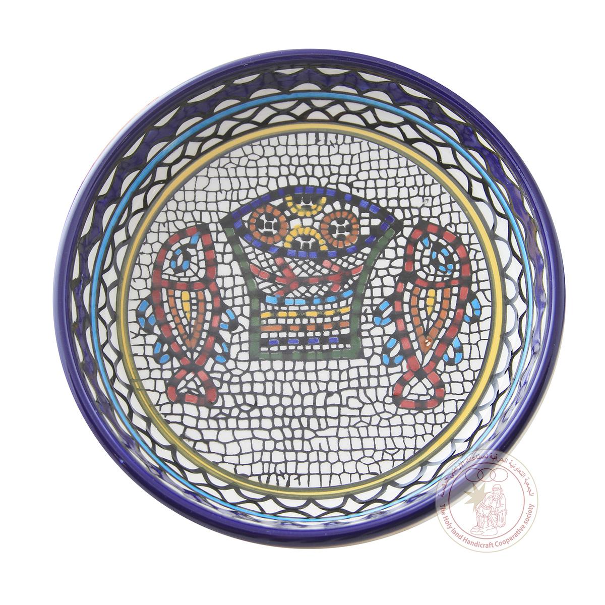 Loaves and Fishes' Plate - 30 CM, Ceramic