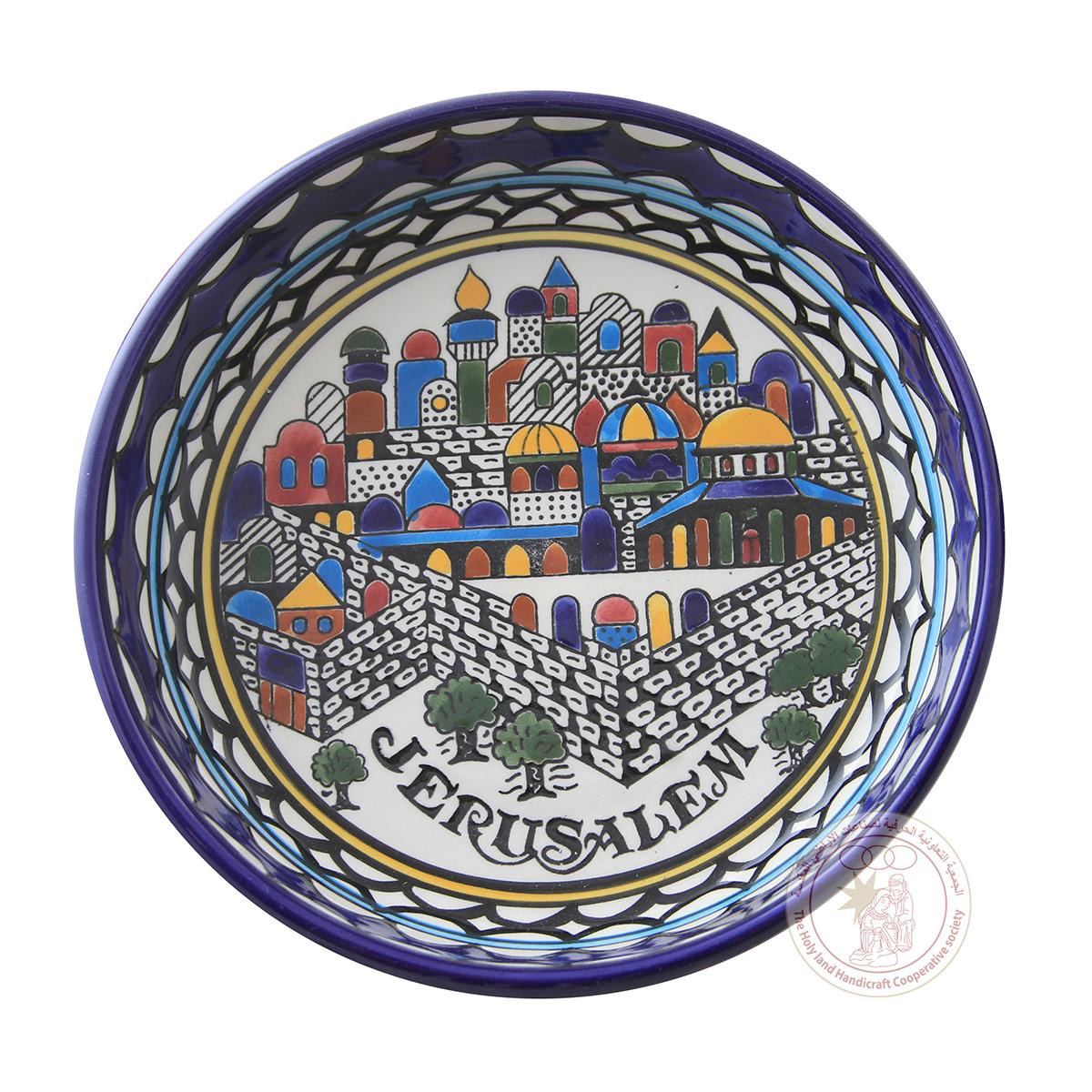 Jerusalem' Bowl - 35 CM, Ceramic