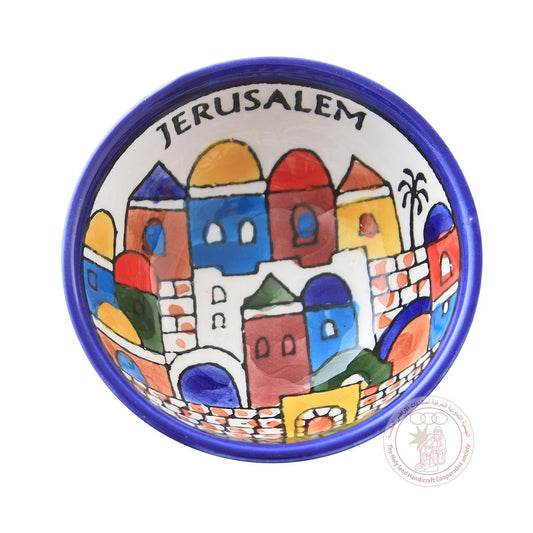 Jerusalem' Deep Bowl - 13.2 CM, Ceramic