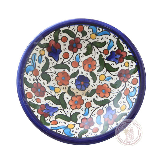 Multi-Colored Tulips' Deep Bowl - 13.2 CM, Ceramic