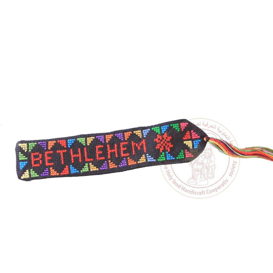 Embroidered Bookmark with "Bethlehem"