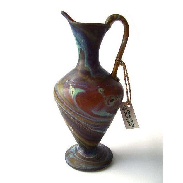 Brown Handled Pitcher
