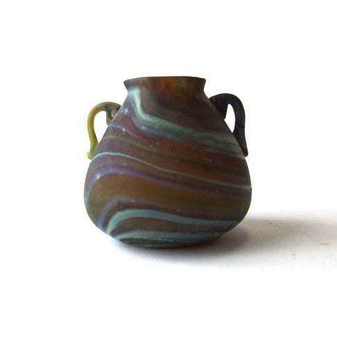 Brown Two Handled Pitcher