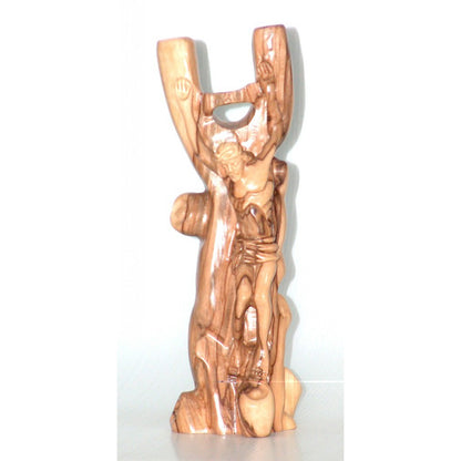Olive Wood Jesus Carrying The Cross