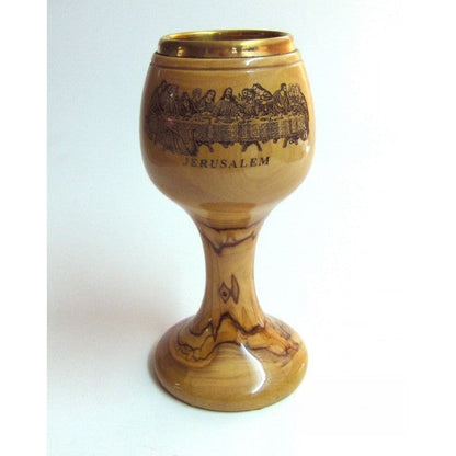 Olive Wood Communion Chalice