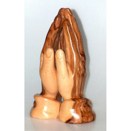 Olive wood Praying Hands Statue