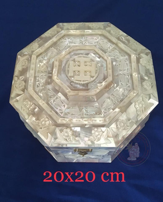 Octogonal Jewelry Box  - Mother of Pearl