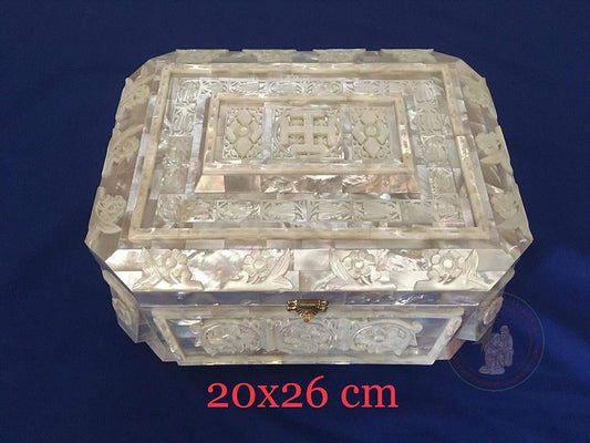 Rectangular Jewelry Box  - Mother of Pearl