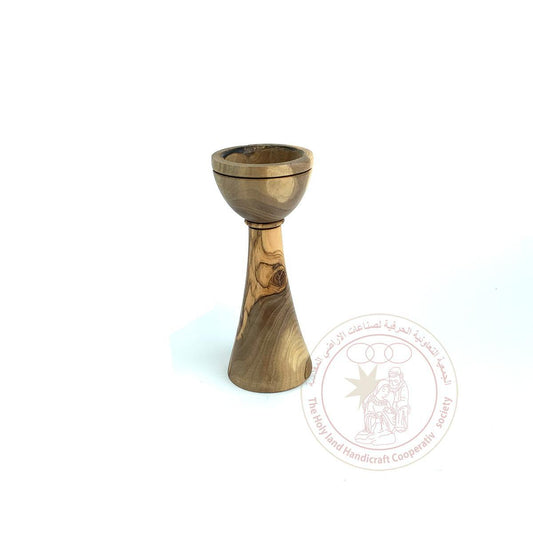 Candle Holder (Small) - Olive Wood