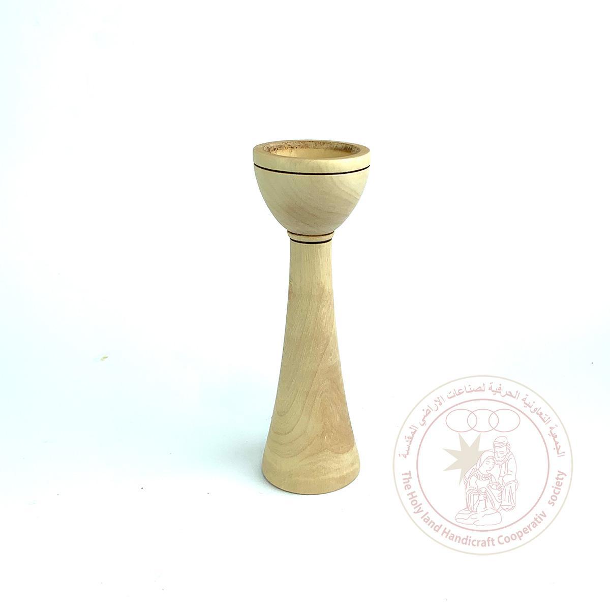 Candle Holder (Medium) - Olive Wood