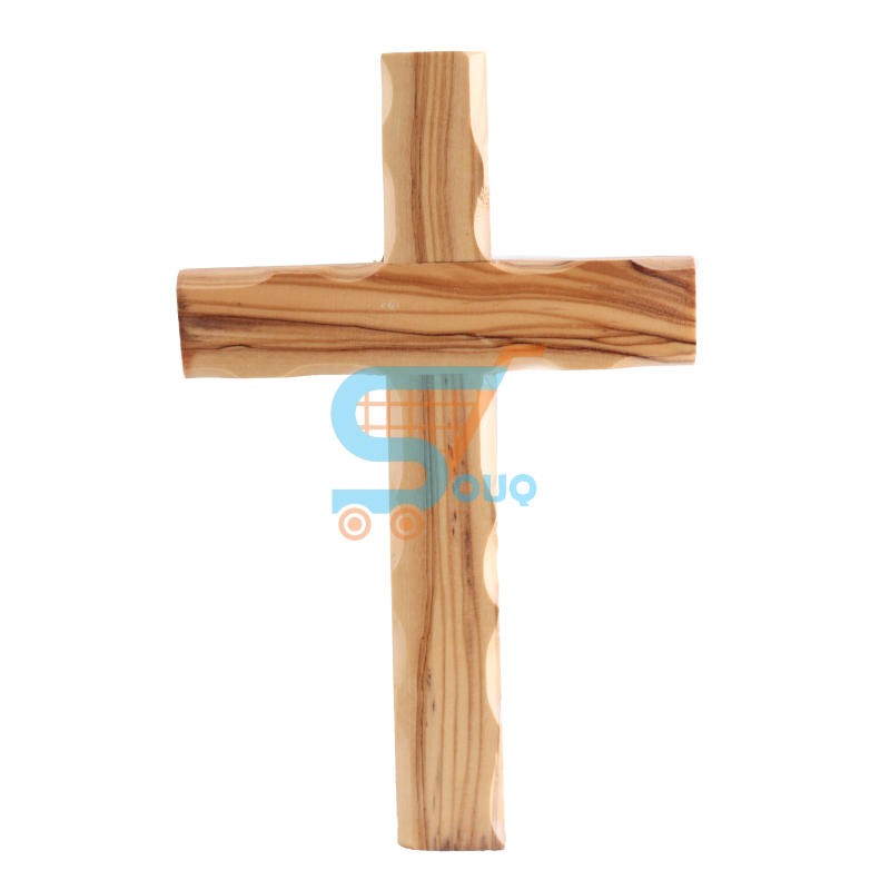 Hanging Olive wood Plain Cross