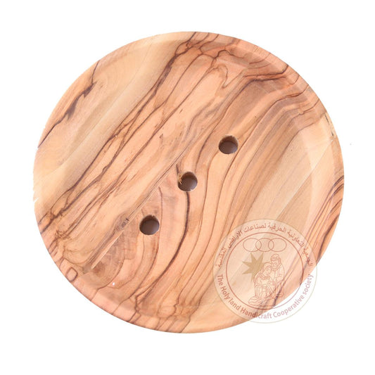 Oval Soap Dish  - Olive Wood