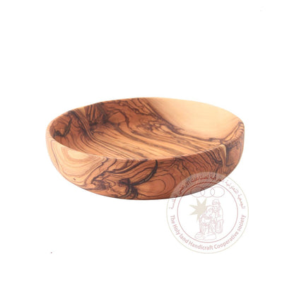 Round-Shaped Deep Bowl - Olive Wood