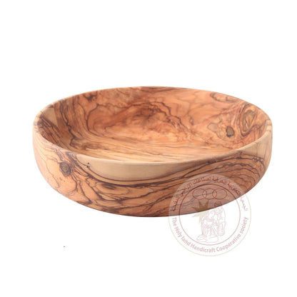 Round-Shaped Deep Bowl - Olive Wood