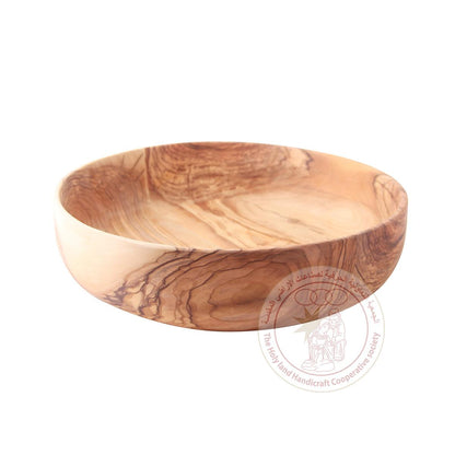 Round-Shaped Deep Bowl - Olive Wood