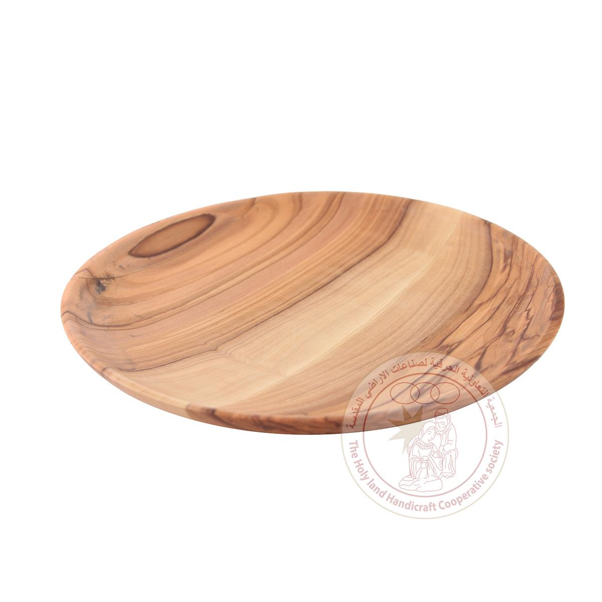 Round Plate - Olive Wood