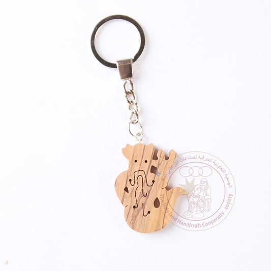 Olive Wood Keychain