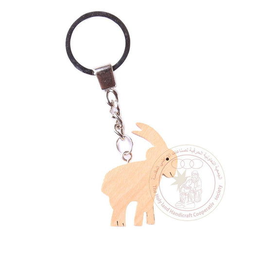 Olive Wood Keychain Horoscope "Capricorn"