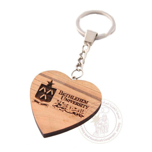 Keychain heart with engrave