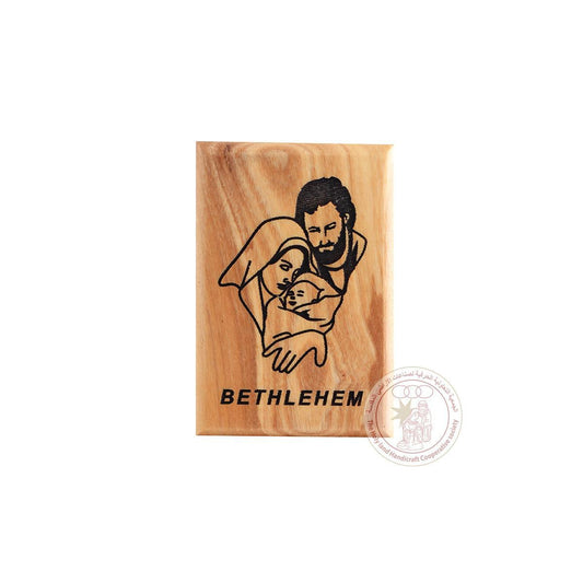 The Holy Family Magnet.  "Bethlehem" is engraved