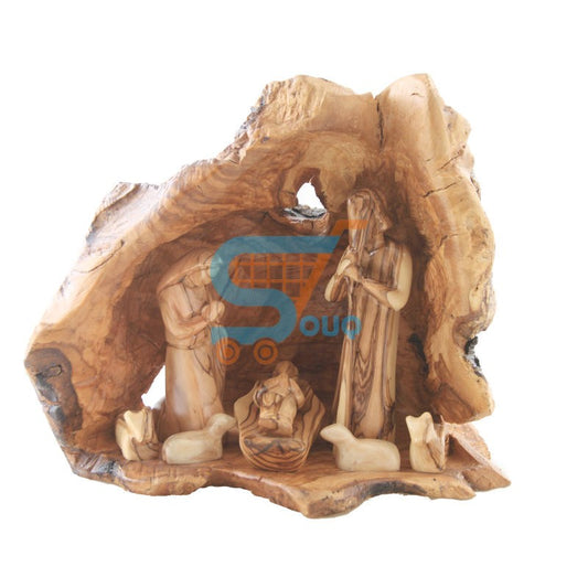 Olive Wood Nativity Holy Family