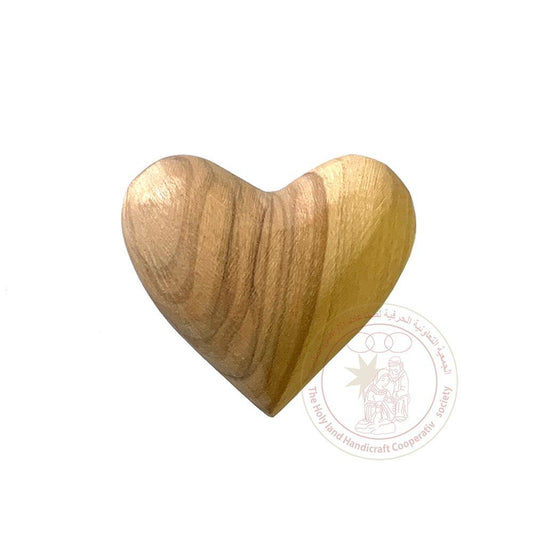 Large Olive Wood Heart