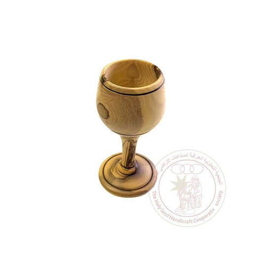 Olive Wood Chalice Short