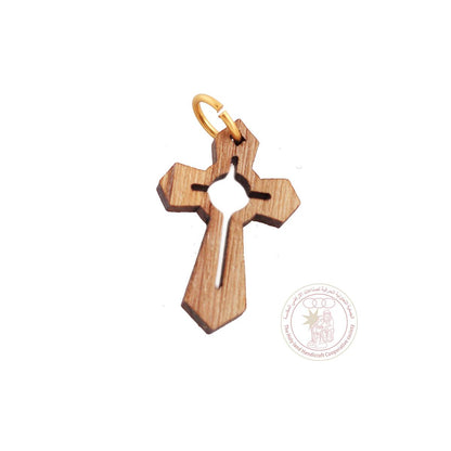 Olive Wood Cross Pendant